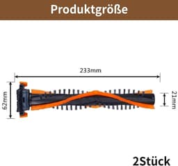 Mondstukborstel - 2 Stuks - Borstels - Stofzuigeraccessoires - Vervangende Borstel - Draadloze Stofzuiger - Steelstofzuiger - Rolborstels En Toebehoren - Geschikt Voor Philips Stofzuigeraccessoires Fc6822 6823 6827 6908 6906 Hoofdborstel — thumbnail 2