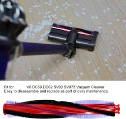 Roller Borstel - Geschikt voor Dyson V6/DC59/DC62/SV03 Serie - 185mm - Vervanging - Borstelrol Accessoires - Stofzuiger Onderdelen - Reserveborstel — thumbnail 3