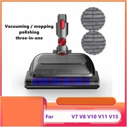 Elektrische Mopreinigingskop Accessoire Geschikt voor Dyson V7 V8 V10 V11, Droge & Natte Borstelkop — thumbnail 2