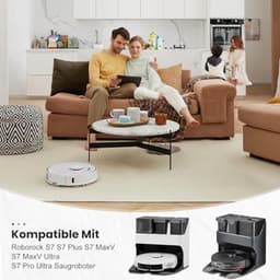 11-delig accessoireset voor robotstofzuigers - Inclusief hoofdborstel, HEPA-filters, dweilpads, zijborstels en reinigingsborstel voor optimale reinigingsprestaties — thumbnail 3