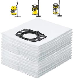 Verpakking van 10 zakken voor Karcher WD4 WD5 WD6 MV4 MV5 MV6 stofzuiger — thumbnail 1