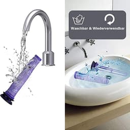 XL set Hepa Filter - 3 stuks - Front filters geschikt voor Dyson V6 V7 V8 DC58 DC59 DC61 DC62. — thumbnail 5