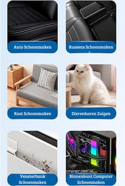 Luxe 2 in 1 Kruimeldief – Snoerloos – Verschillende Mondstukken – Handstofzuiger – Vacuum Cleaner – Best Verkocht – Lichtgewicht — thumbnail 3
