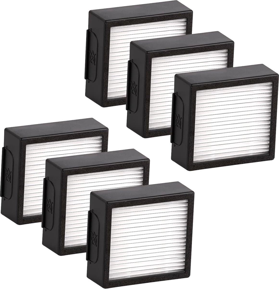 6 stuks vervanging HEPA-filter geschikt voor iRobot Roomba Combo J7+ plus/Combo j9+/Combo 10 Max robotstofzuigerkit — afbeelding 1