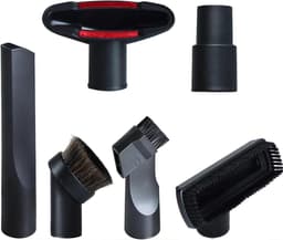 6-delige accessoireset - Geschikt voor Henry-Hetty & Numatic stofzuigeraccessoires met kierenzuigmond, meubelmondstuk, miniborstel, ronde borstel en adapter voor bank en auto — thumbnail 1