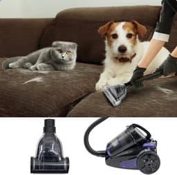AG3400 Stofzuiger Zonder Zak - Stofzuigers - Vacuum Cleaner Zakloos - Geschikt Voor Dierenharen - Extra Lange Kabel - 850W - Sterke Zuigkracht - Deep Purple — thumbnail 2