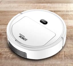Smart robot stofzuiger met borstels en Veegdoek. 3 in 1.Zuigen, vegen en dweilen. wit (TR_ ZB230A) — thumbnail 3