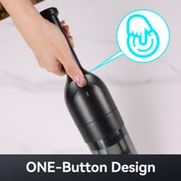Draadloze handstofzuiger auto 10000Pa zuigkracht twee standen vierlaags HEPA filter - lichtgewicht mini stofzuiger met voetstuk accessoires auto thuis kantoor huisdierhaar — thumbnail 4