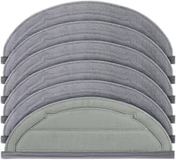 Dailygoods- Schoonmaakdoeken 6 Stuks - Herbruikbaar - Wasbaar - Vervangingsdoek - Voor Roborock Q10/S5+/S5 - Microvezel - Dweildoeken — thumbnail 1