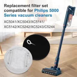Dailygoods- Vervangingsfilters 4 stuks - HEPA-uitlaatfilter - Vervangingsfilterset voor XC5041/XC5043/XC5141/XC5142/XC5242/XC5243/C5244 - Voor Philips accustofzuigers 5000-serie - Hoogwaardige filtratie - Eenvoudige vervanging - HEPA-filter — thumbnail 4