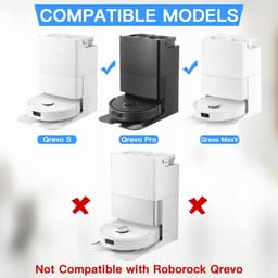 Dailygoods- Accessoirekit Hoogwaardige Onderdelen - Hoofdborstel - HEPA Filters - Mop Pads - Zijborstels - Stofzakken - Compatibel met Roborock Qrevo S/Pro/MaxV/Plus - Robotstofzuigeronderdelen — thumbnail 3