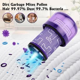 Dailygoods- HEPA-filters 2 stuks - vervangt 971517-01 - stofzuigerfilter - HEPA-filter Dyson V12 - luchtreiniger - hoge filtratiekwaliteit - Stofzuigerfilters — thumbnail 5