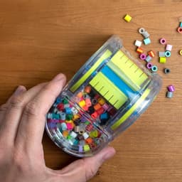 Perler Bead Sweeper - Parel Opruimer - Beads Sorteren - Zelfnivellerend - 10.2 x 5.5 x 5 cm - Multicolor — thumbnail 2