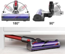 Borstelkop Voor Dyson V7 V8 V10 V11 V15 - Stofzuigerkop - Snelontgrendelende Motorkopreiniger Voor Hardhouten Vloeren En Tapijten — thumbnail 4