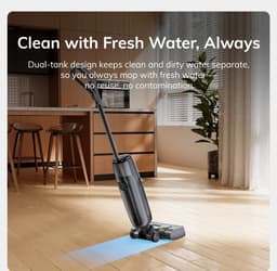 HomeGoodies ILIFE W90 Pro Draadloze Vloerwasser 3-in-1 – Stofzuigen, Dweilen & Wassen in Één Beweging – 7000Pa & Zelfreinigend – Voor Elke Harde Vloer — thumbnail 5