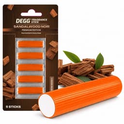 DEGG® – Geurstaafjes voor Stofzuiger – Sandalwood Noir – Verfrist tijdens het Stofzuigen – 5 Stuks — thumbnail 1