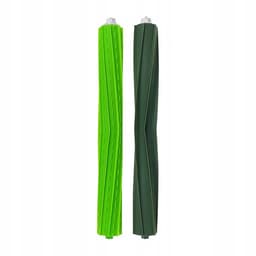 Rosfix Hoofdborstel Vervanging - Klitvrije Rubberen Waalkoppen - 252 mm - 2 Stuks - Geschikt voor iRobot Roomba — thumbnail 4