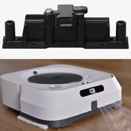 Dailygoods- Stofzuigerspuitmondstuk - Accessoires voor iRobot Braava Jet M6 240/241/244 - Vervangende Onderdelen - Robuuste Kunststof/Metalen - Verbeterde Reinigingseffectiviteit - Inclusief Schroevendraaier - Sproeikop — thumbnail 4