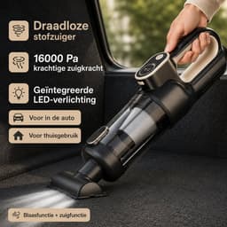 Sello! handstofzuiger – draadloos – oplaasbaar – krachtige zuigkracht – zuig en blaasfunctie – compact – lichtgewicht – 100W — thumbnail 2