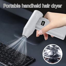 Elektrische Stofblazer - Draagbare Ventilator - Stof Verwijderen - 100.000 RPM - 109 x 38 x 151 cm - Wit — thumbnail 4