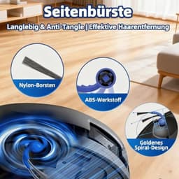 15-delige accessoireset voor Ecovacs Deebot X11 OmniCyclone/X11 Pro/X11 - 1 hoofdborstel, 2 wieltjes, 6 zijborstels, 4 HEPA-filters, 1 reinigingsborstel, 1 schroevendraaier - PromoHome — thumbnail 2