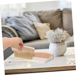 Mini Stoffer en Blik Set - Kleine Schoonmaakset - Bureau Reinigen - Duurzaam Materiaal — thumbnail 4