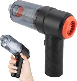 Handstofzuiger - Draagbare reiniger - Interieur reinigen - 7000 Pa zuigkracht - 270 g - Zwart — thumbnail 3