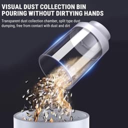 Uadme Accu-handstofzuiger, 5000PA draadloze draagbare autostofzuiger, oplaadbare mini-stofzuiger voor thuis, keuken - ShopVlot — thumbnail 4