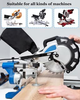 Solidchoice - Set van 2 Universele Stofzakken voor Zaagmachines — thumbnail 4
