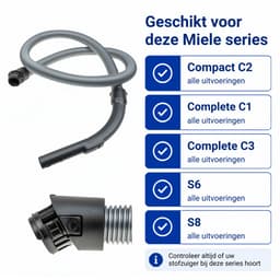 Stofzuigerslang geschikt voor Miele Complete C3 - Vervanging voor Origineel — thumbnail 2