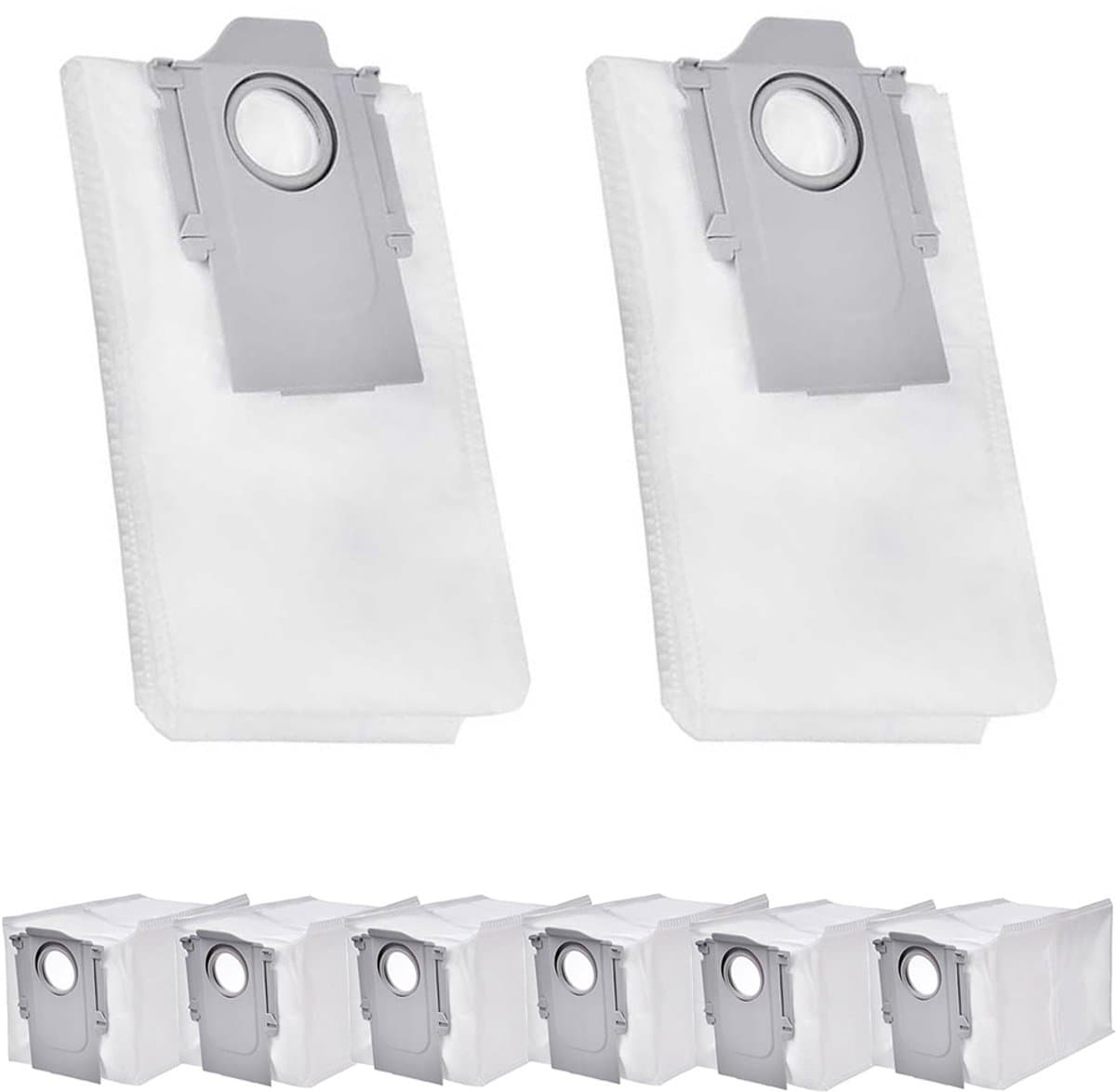 8 stofzuigerzakken – Accessoires voor robotstofzuigers – Filters – Voor Roborock Q Revo, Qrevo Slim, Qrevo Master, Q Revo Curv — afbeelding 1