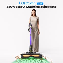 Steelstofzuiger Draadloos - Steelstofzuiger Zonder Zak Op Accu - 550W - 55000PA - 2 in 1 - Ook Als Kruimeldief — thumbnail 5