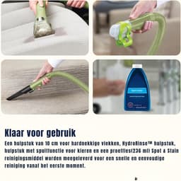 QORA® Tapijtreiniger machine - Tapijtreiniger - Tapijtreiniger apparaat - Groen - ‎46cm x 24cm x 35cm — thumbnail 2