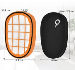 8 filters - met 2 borstels - Geschikt voor Philips XC7042 XC8347 FC6812 FC6813 - Filters - Filterpatronen & filtervloeistoffen - Vervangende schuimfilters — thumbnail 5