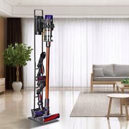 Universeel Stofzuiger Standaard - Stofzuigerstandaard Compatibel met Dyson Gen5/V15/V11/V10/V8/V7/V6 - Vrijstaande Steelstofzuiger Houder - Verplaatsbare Wielen - Antislipvoet - Zonder Boren - met Accessoires Houders - Stabiele Metalen — thumbnail 4