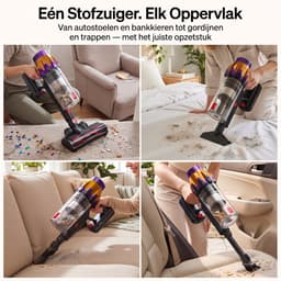Lubluelu P6 Draadloze Steelstofzuiger 45Kpa- 5 in 1 Handstofzuiger - Zelfstaand Design - 50 Min Gebruikstijd - Verwijderbare Batterij- Anti-klit Borstel - HEPA-filter - LED-koplampen — thumbnail 5