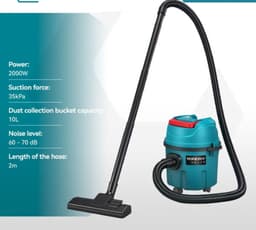 Cellista 3-in-1 Accu Nat & Droog Stofzuiger 35kPa - Draadloze Industriële Reiniger - 10L Tank - Auto & Huis Stofzuiger - 1 Accu Set — thumbnail 5