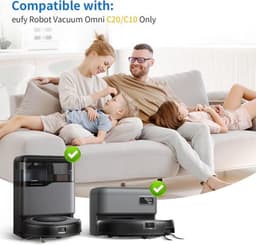 14 stuks stofzakken voor Eufy C20 Omni/C10 robotstofzuiger-grote capaciteit- wegwerp-stofzuigerzakken — thumbnail 5