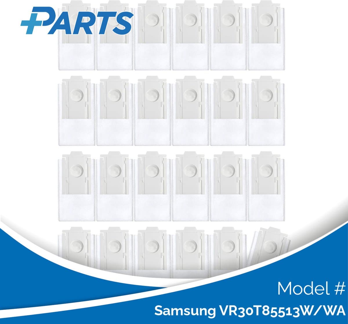 Samsung VR30T85513W/WA Stofzakken (24 Stuks, Plus.Parts® alternatief voor VCA-RDB95) — afbeelding 1