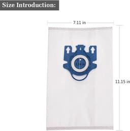 10x Stofzuigerzakken Geschikt Voor Miele GN - HyClean - Blauwe Flens - Geschikt Voor Miele Complete C2 C3 & Classic C1 - 5-Laags Microvezel - Voordeelverpakking — thumbnail 4