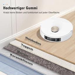 2 stuks hoofdborstel accessoires Gescht voor Dreame X40 Ultra / L10s Ultra / L40 Ultra / L10s Ultra Gen 2 / L10s Pro Ultra Heat / D10 Plus Gen 2 stofzuigerrobots, rubberen borstel vervangstukken — thumbnail 3