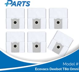 Ecovacs Deebot T80 Omni Stofzakken (6 Stuks, Plus.Parts® alternatief voor DDB030041) — thumbnail 1