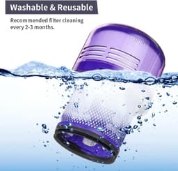 Gelijkwaardige aan origineel, HEPA filter geschikt voor DYSON V12 Slim & Detect Slim, SV46 — thumbnail 4