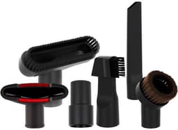 Stofzuiger hulpstukken set - 6Stuks - Universeel Opzetstuk - Stofzuiger Zuigmond Set geschikt voor Miele/Philips/AEG/Karcher/Bosch - Meubelborstel - Spleetzuigmond - Stofzuigermond - Stofzuigermondstuk - Stofzuigervoet - Borstel - Universeel zuigmond — thumbnail 1