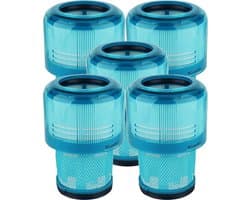 5x HEPA Filter compatibel met Dyson V15 Detect Complete Extra Stofzuiger Vervanging