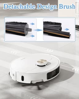 Vervangende hoofdborstel L40 Ultra TriCut voor Dreame X40 Ultra/X30 Ultra/L10s Pro Ultra/L10s Ultra/L20 Ultra - Anti-haarroller -| Diepe reiniging voor dierenhaar tapijt en harde vloeren — thumbnail 5