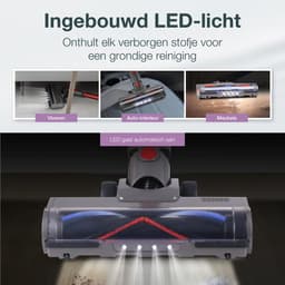 SVENNE® Zuigmond Pro met LED Verlichting geschikt voor Dyson V15 / V11 / V10 / V8 / V7 - Mondstuk Parketborstel Accessoires en Onderdelen voor Steelstofzuiger - Opzetstuk Borstel - Wasbaar — thumbnail 3