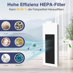20 stuks Accessoires Ecovacs DEEBOT T20 Omni, T20 e Omni, 1 rubberen hoofdborstel, 4 filters HEPA, 4 schoonmaakdoeken, 6 zijborstels, 4 stofzakken — thumbnail 2