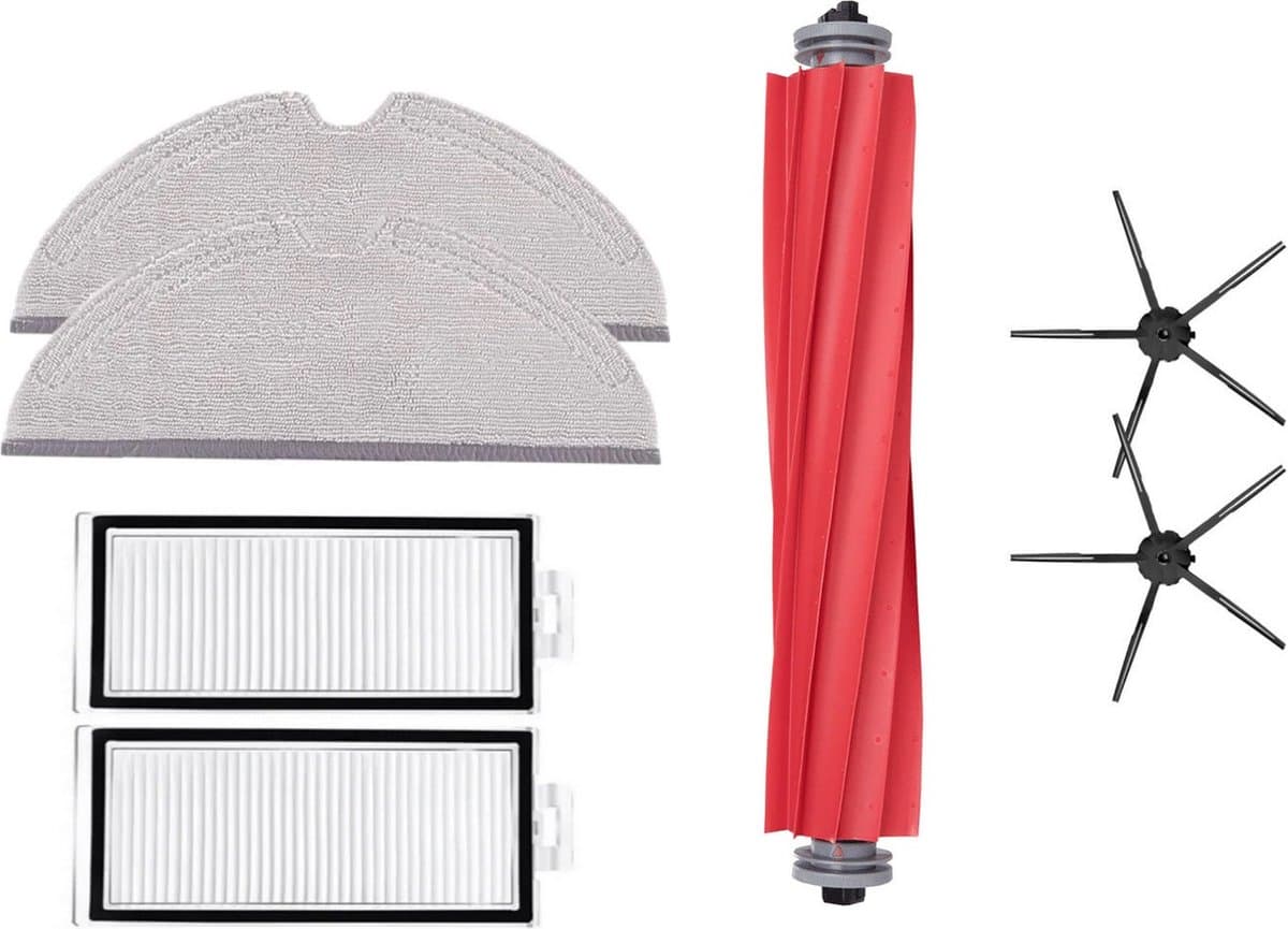 Onderhoudspakket (Zwart) incl. dweil - Compatible met Roborock Q7 — afbeelding 1