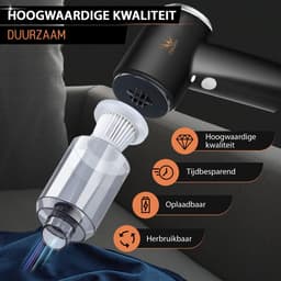 Ferodelli Kruimeldief - Handstofzuiger - Snoerloos - Auto Stofzuiger - Caravan - Car Vacuum Cleaner - Draadloos - Best Verkocht — thumbnail 4